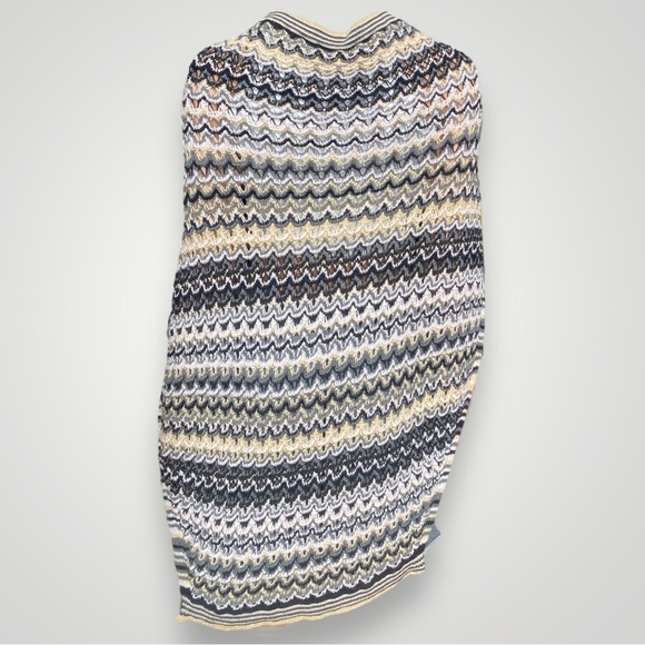 Missoni Wool Stripes Woven Poncho Sweater 🥠 - Picture 5 of 8